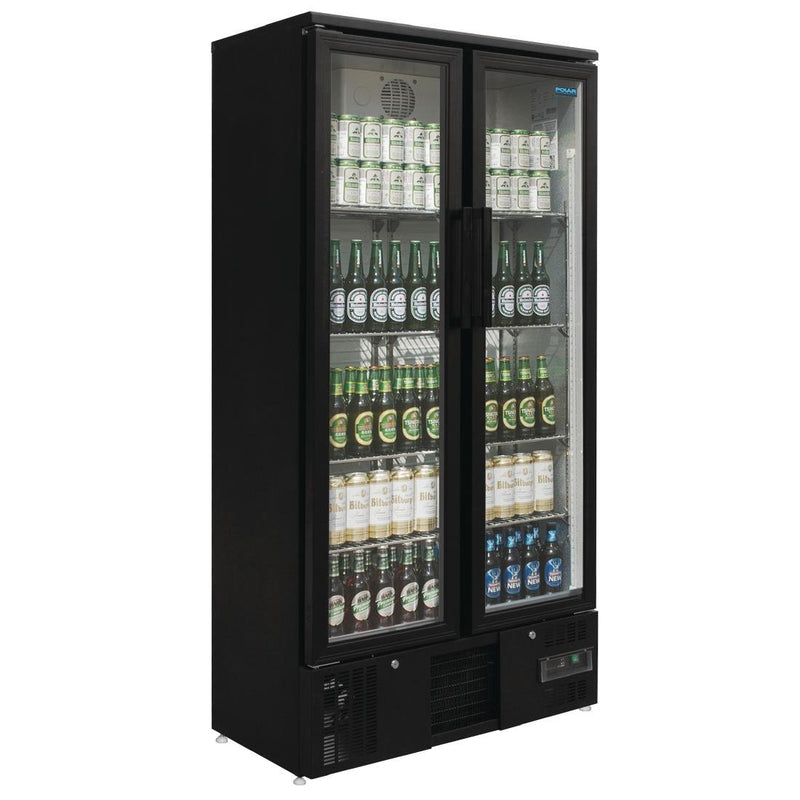 G-Series Upright Back Bar Cooler with Hinged Doors 490Ltr- Polar GJ449-A