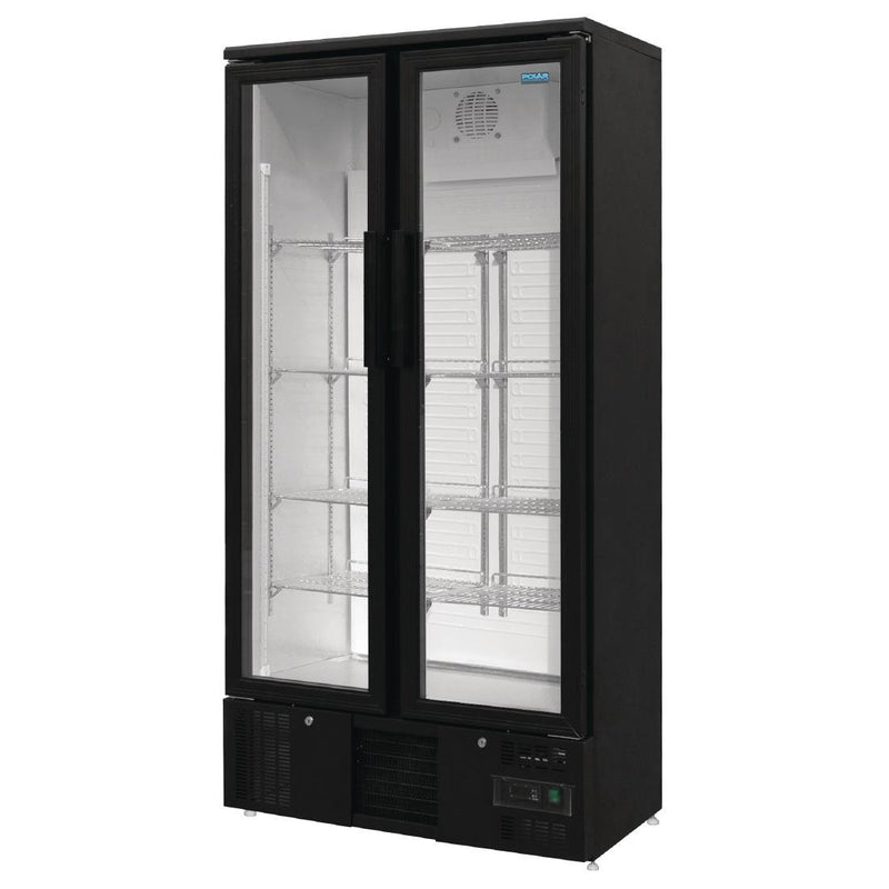 G-Series Upright Back Bar Cooler with Hinged Doors 490Ltr- Polar GJ449-A