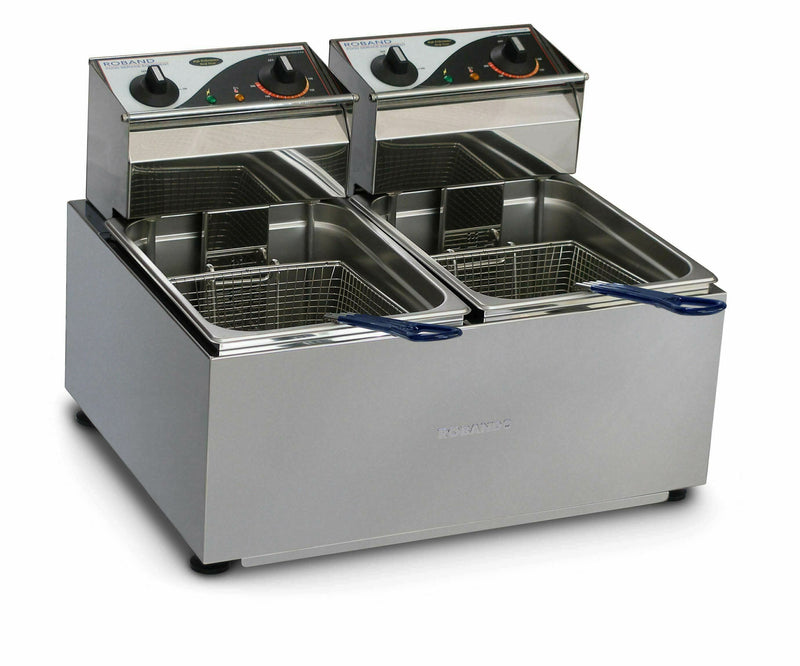 Double Pan Fryer 2 x 8lt- Roband RB-F28