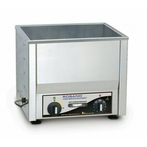 Counter Top Bain Marie with thermostat 1/2 size, pan not included- Roband RB-BM1T