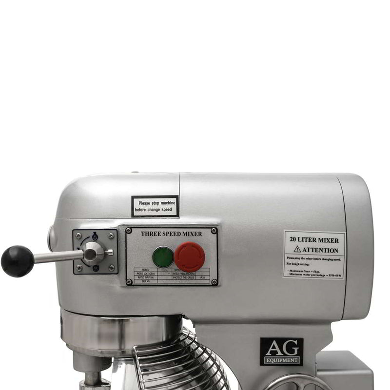 AG 20 Litre Planetary Food & Dough Mixer- AG Equipment AG-B20GA