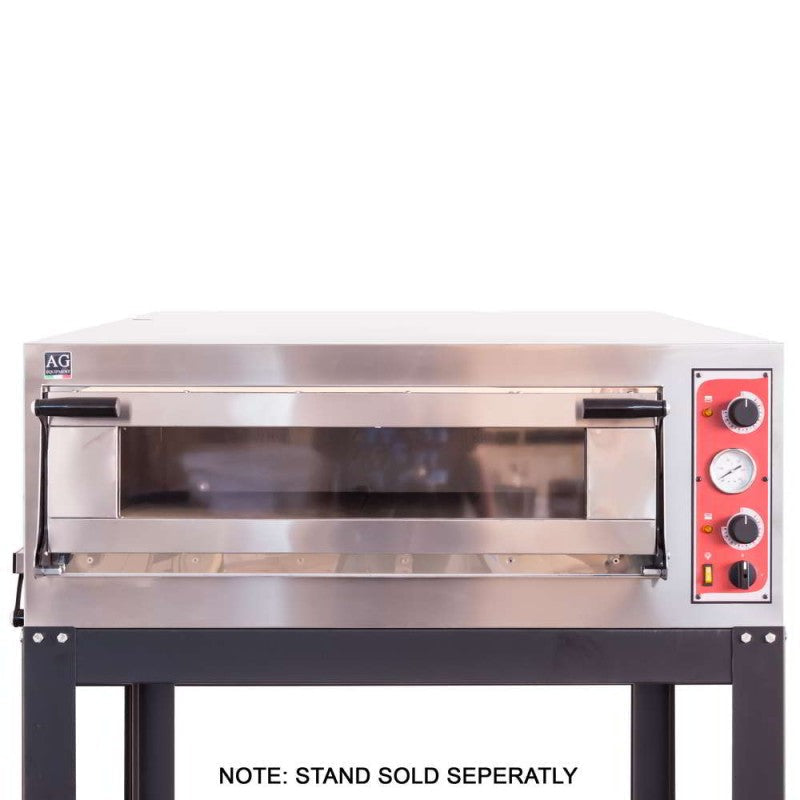 AG Italian Made Commercial 6 Series Electric Single Deck Oven- AG Equipment AG-TRAYS6GLASS