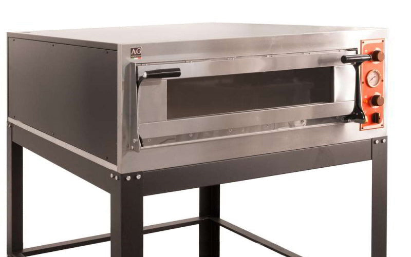 AG Italian Made Commercial 6 Series Electric Single Deck Oven- AG Equipment AG-TRAYS6GLASS