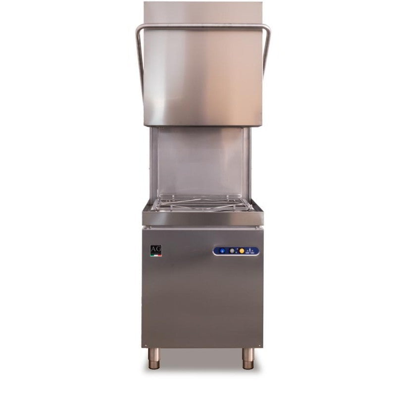 AG Italian Made Commercial Pass Through Dishwasher- AG Equipment AG-EASY90