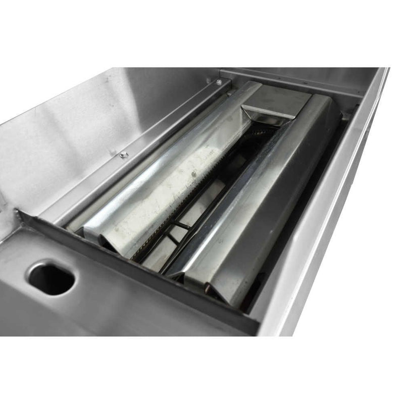 AG Single Burner Commercial Chargrill - 300MM width - Natural Gas- AG Equipment AG-CH300-NG