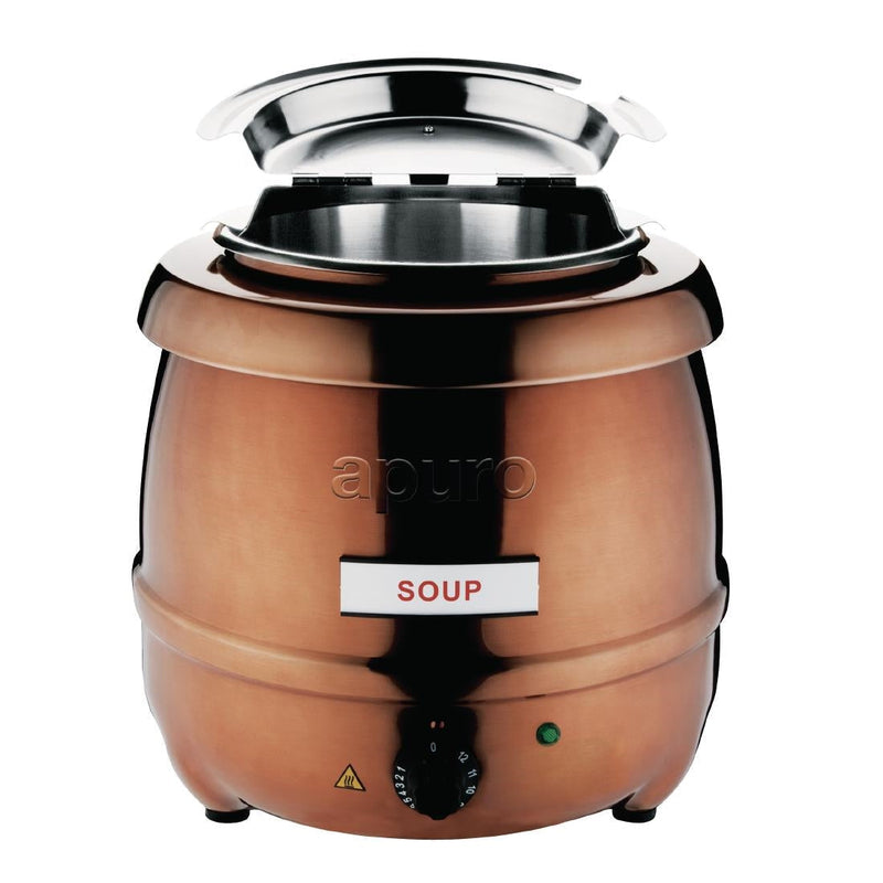 Soup Kettle Copper Finish 10Ltr- Apuro CP851-A