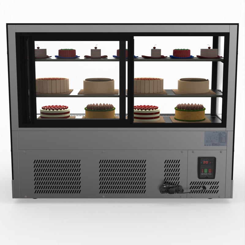 Modern 2 Shelves Cake Or Food Display - Bonvue GAN-1500RF2