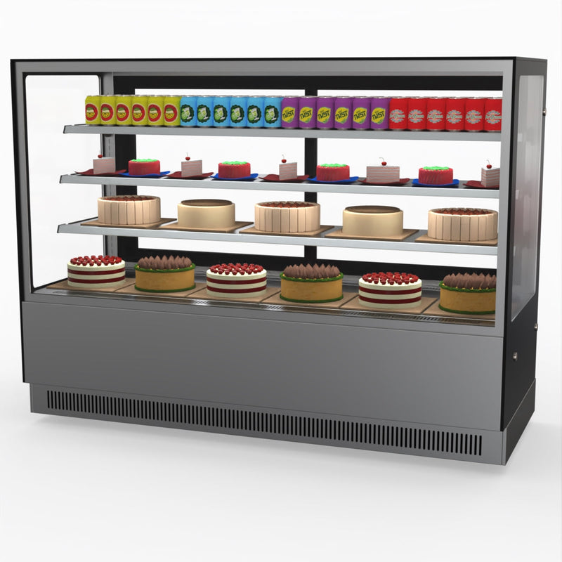 Modern 3 Shelves Cake Or Food Display - Bonvue GAN-1800RF3