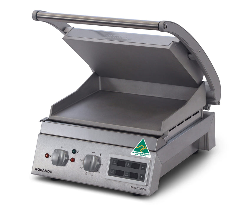 Grill Station 6 slice, Smooth Plates with Electronic Timer- Roband RB-GSA610SE