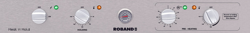 Heat ‘n’ Hold Food Warmer - Sliding Glass on Display Side- Roband RB-H200R