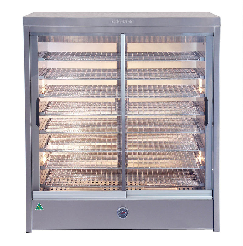 Heat ‘n’ Hold Food Warmer - Fixed Glass on Display Side- Roband RB-H200F