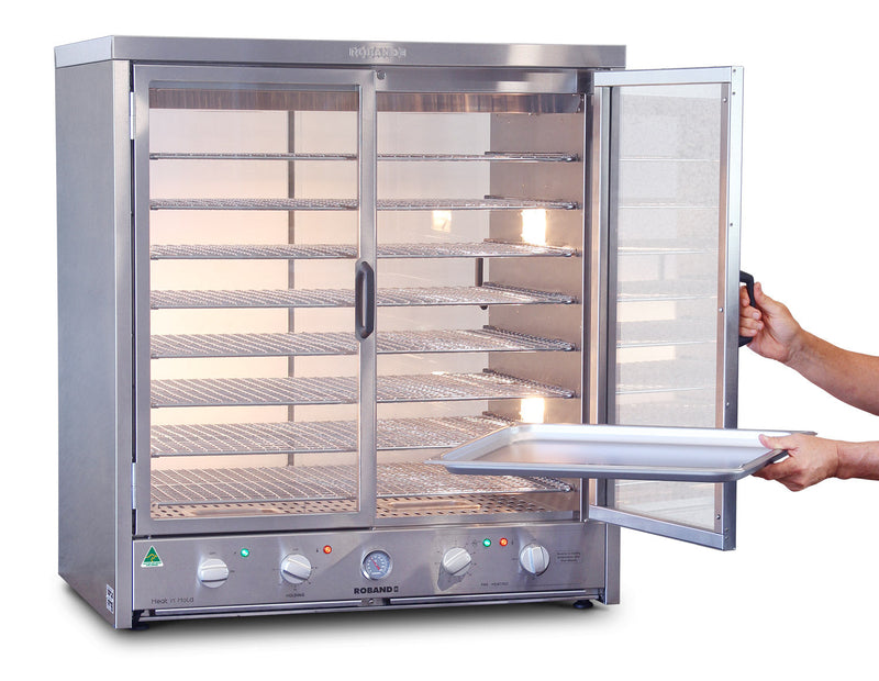 Heat ‘n’ Hold Food Warmer - Sliding Glass on Display Side- Roband RB-H200R