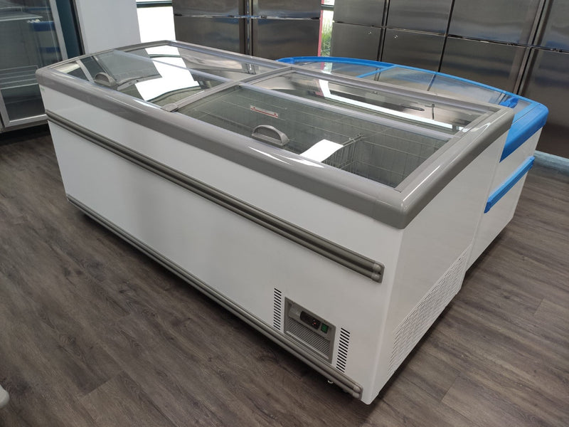 Supermarket Island Dual Temperature Freezer & Chiller‌ With Glass Sliding Lids - Thermaster ZCD-L250S