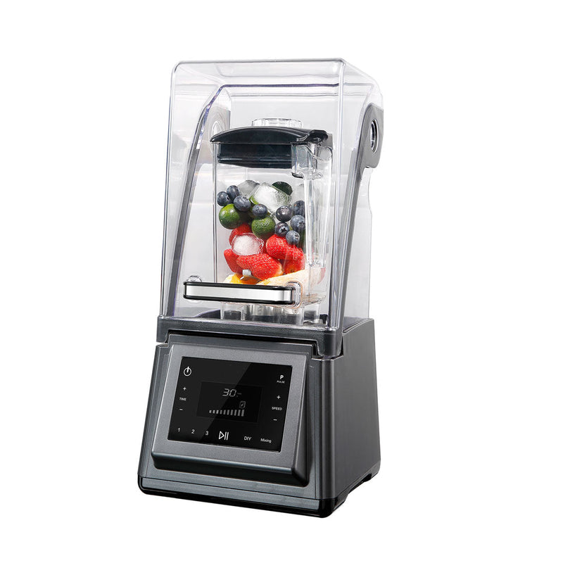 Pro Touchpad Coercial Blender With Lcd Display And Sound Cover - Benchstar Q-8