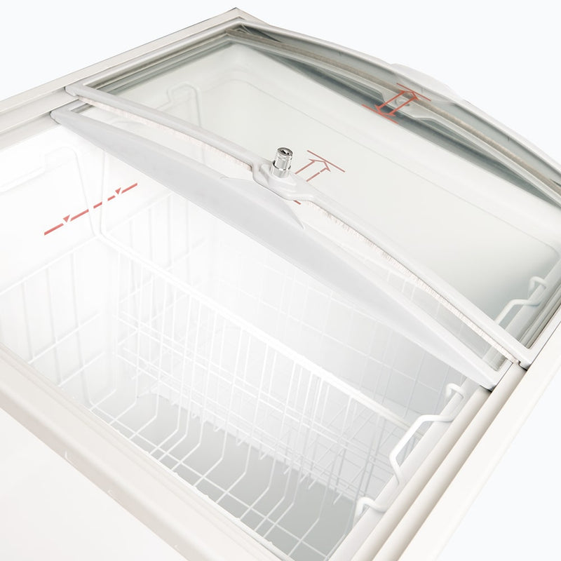 Bromic Display Chest Freezer Angled Glass Top 176L CF0200ATCG- Bromic Refrigeration BR-3735301