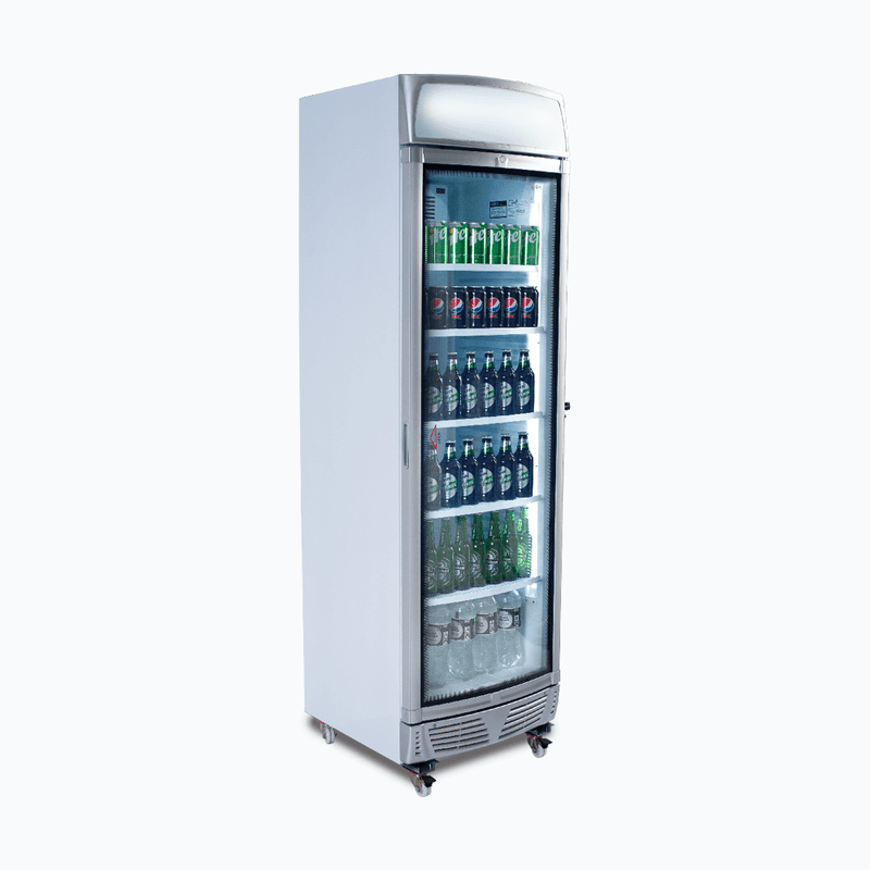 Bromic Upright Display Fridge with Lightbox Curved Glass Door 380L GM0400LC- Bromic Refrigeration BR-3736037