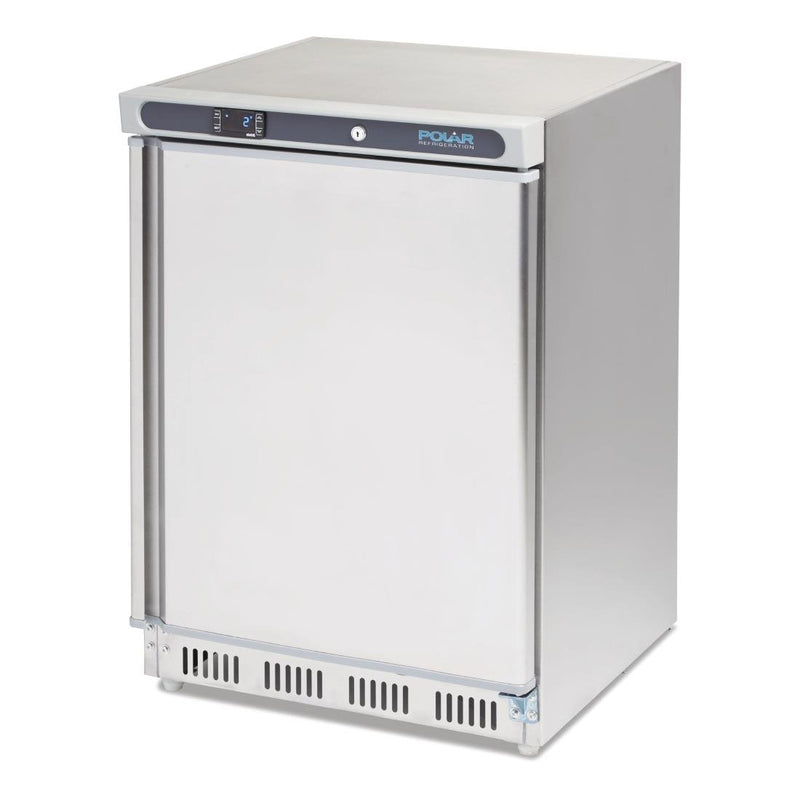 C-Series Under Bench Freezer Stainless Steel 140Ltr- Polar CD081-A