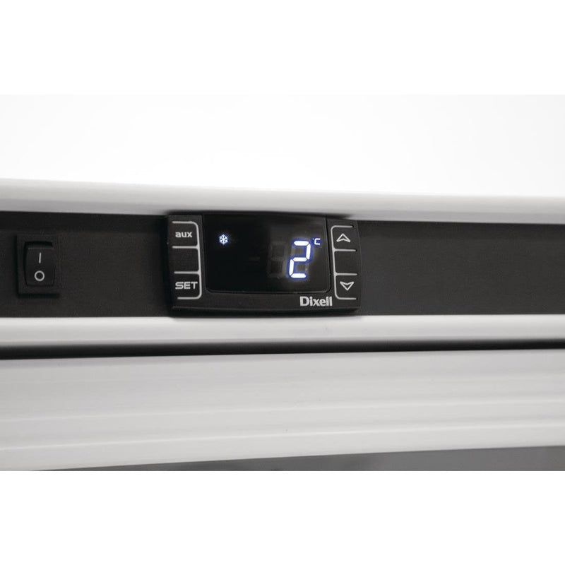 C-Series Under Counter Display Fridge White 150Ltr- Polar CD086-A