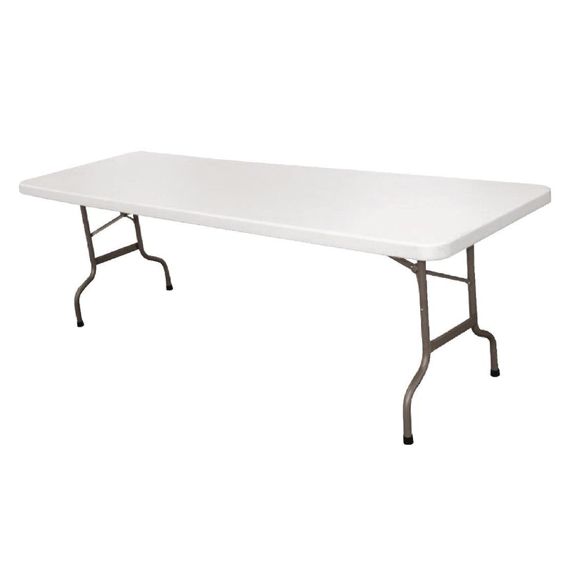 Centre Folding Table 8ft White- Bolero CF375