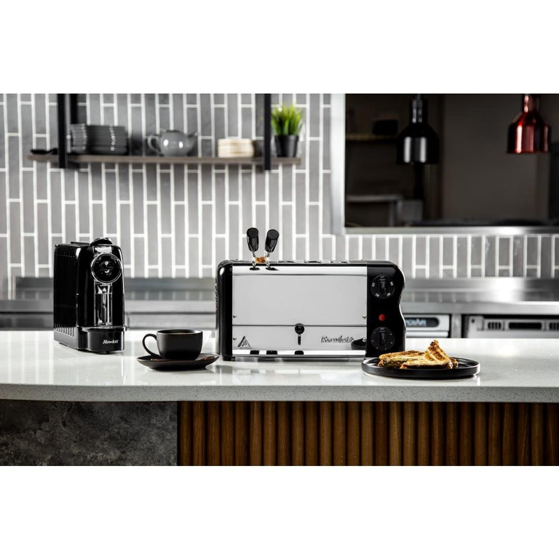 Esprit 4 Slot Toaster Jet Black with Elements & Sandwich Cage- Rowlett CH183-A