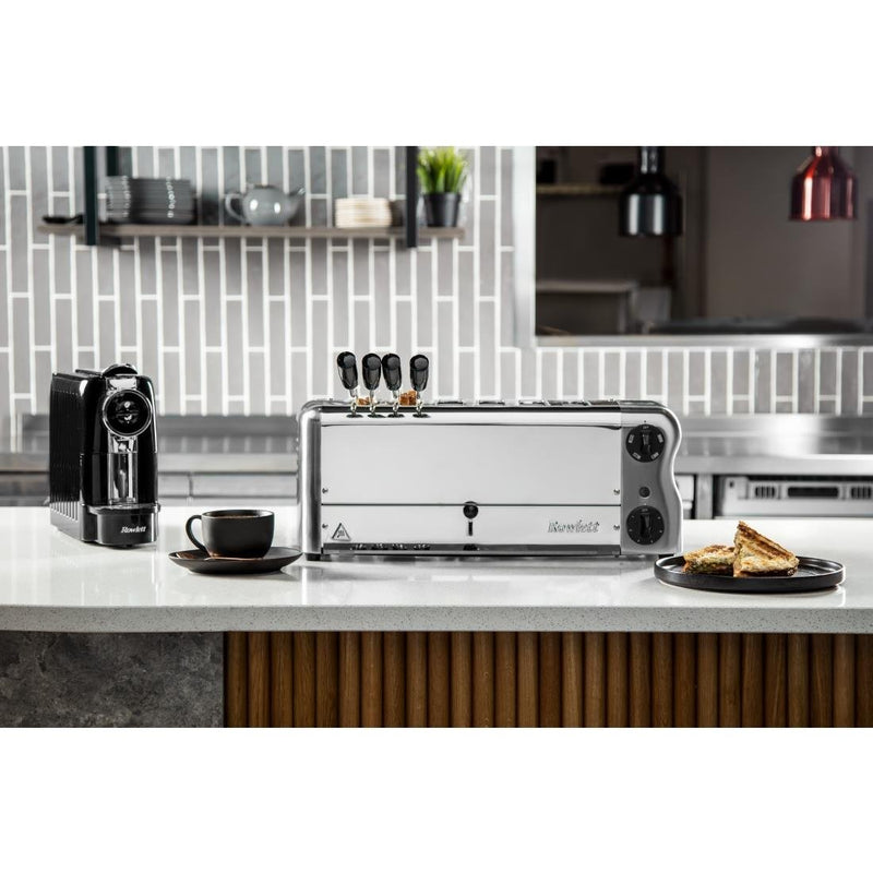 Esprit 6 Slot Toaster Chrome with Elements & Sandwich Cage- Rowlett CH185-A