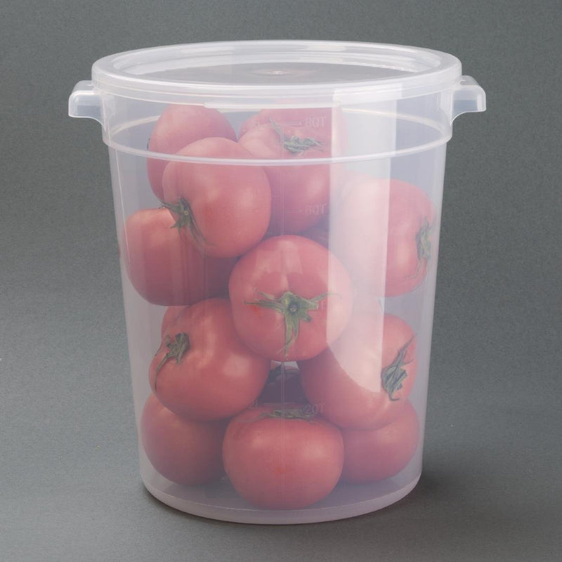 Polypropylene Round Food Storage Container 7.5Ltr- Vogue DJ960