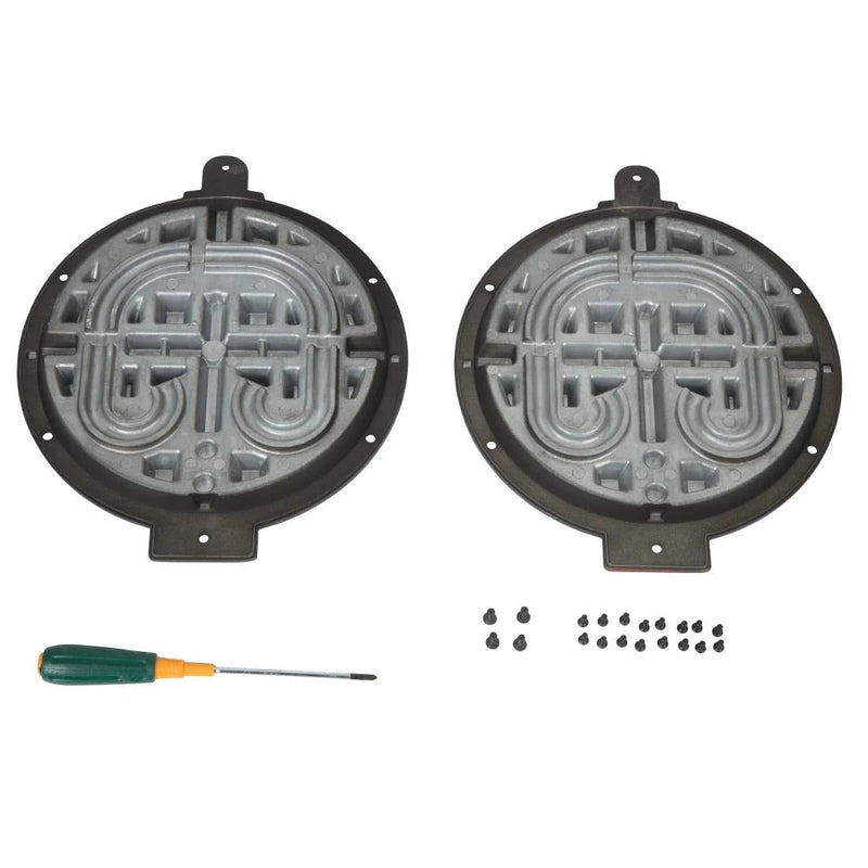 Commercial Belgian Waffle Maker Replacement Plates- Waring FD469