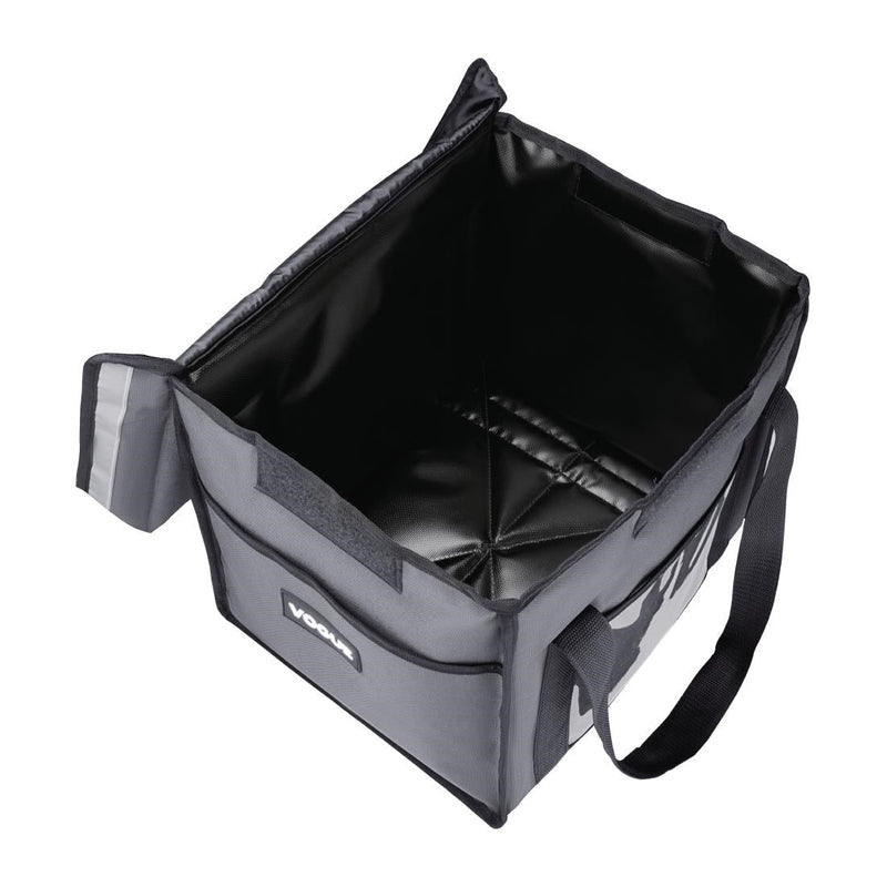 Insulated Folding Delivery Bag Grey 380x305x380mm- Vogue FR225