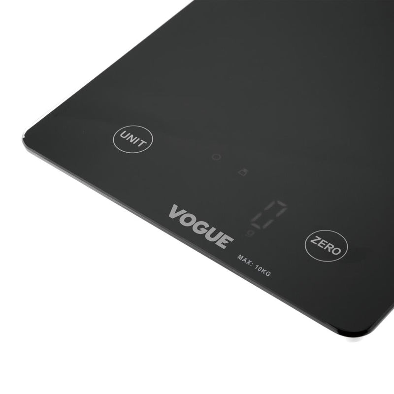 Digital Black Rectangular Scale 10kg- Vogue FS488