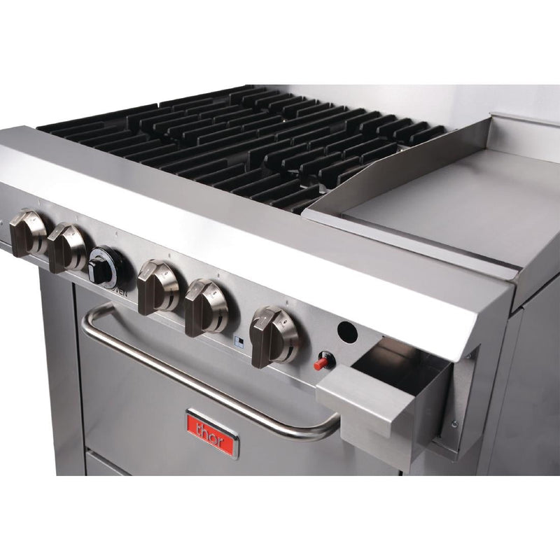 4 Burner Propane Gas Oven Range with Griddle Plate- Thor GH102-P