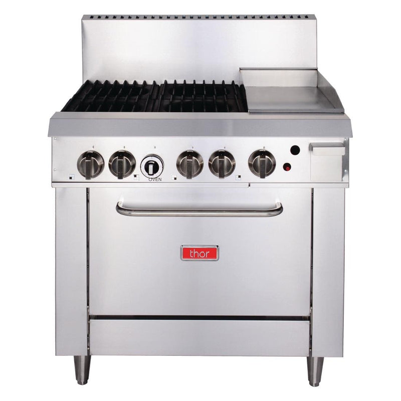 4 Burner Propane Gas Oven Range with Griddle Plate- Thor GH102-P