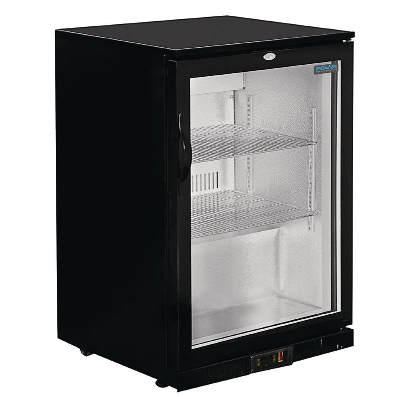 G-Series Counter Back Bar Cooler with Hinged Door 138Ltr- Polar GL001-A