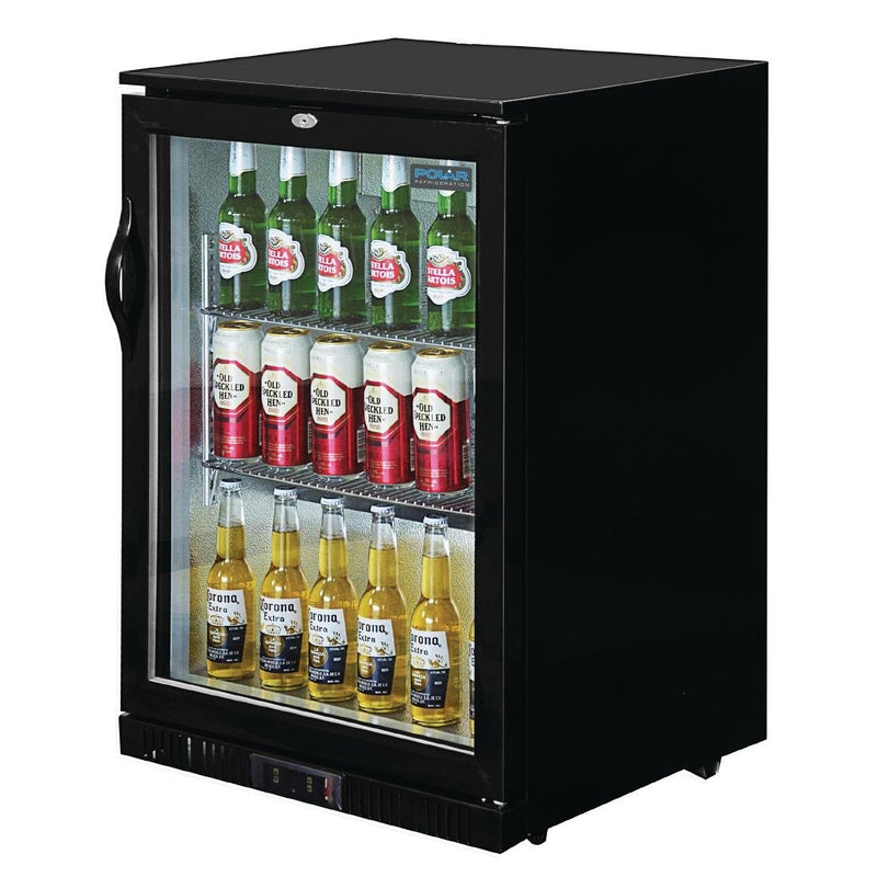 G-Series Counter Back Bar Cooler with Hinged Door 138Ltr- Polar GL001-A