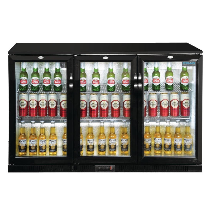 G-Series Under Counter Back Bar Cooler with Hinged Doors 320Ltr- Polar GL014-A