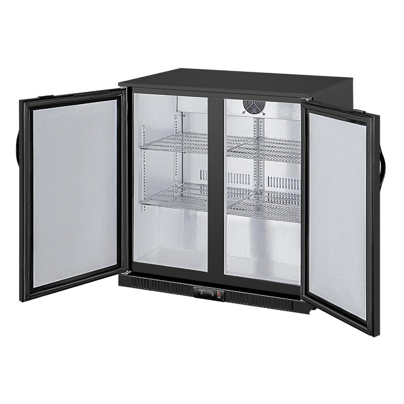 G-Series Counter Back Bar Cooler with Solid Doors 208Ltr- Polar GL016-A