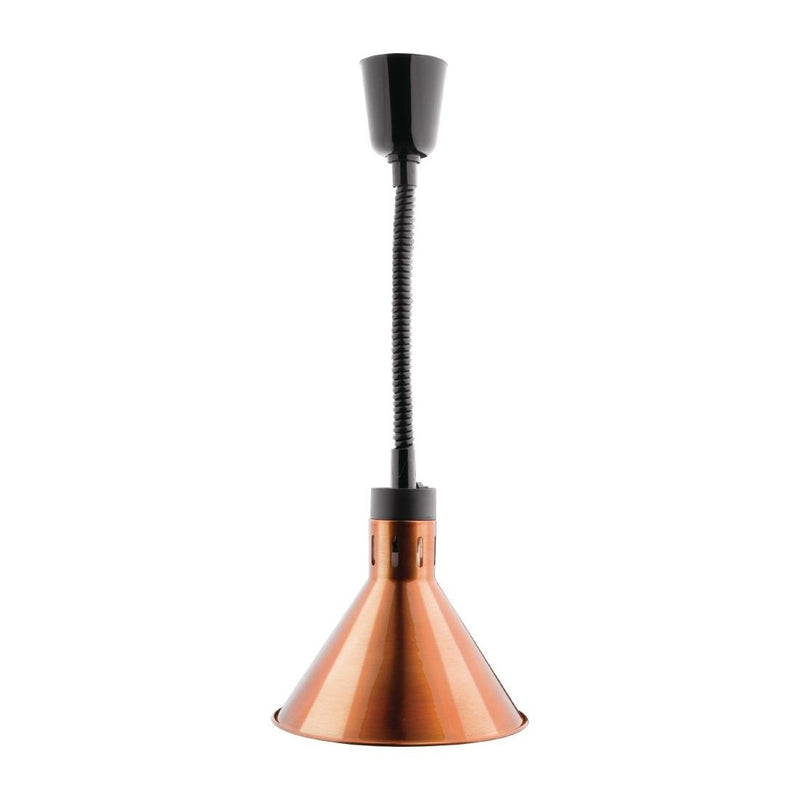 Retractable Conical Heat Lamp Shade Copper Finish- Apuro DY463-A