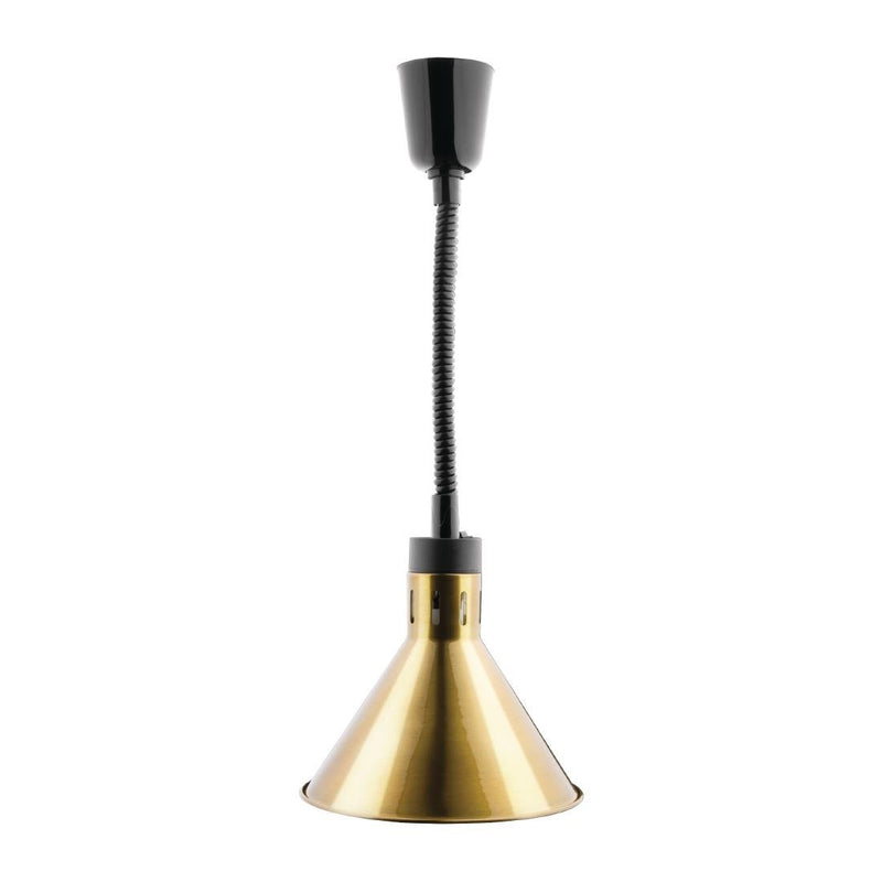 Retractable Conical Heat Lamp Shade Gold Finish- Apuro DY465-A