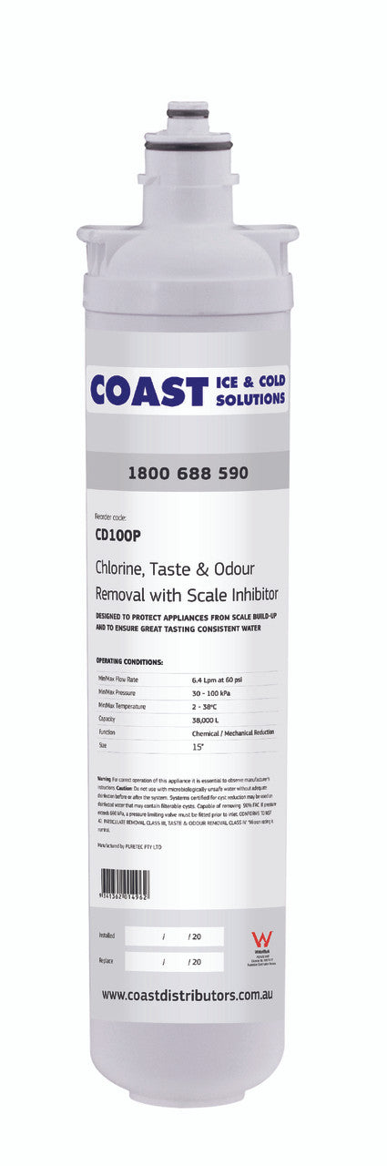 Replacement Filter Cartridge (Puretec)- Coast CD100P