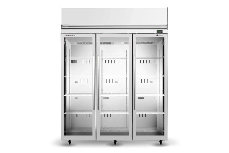 Skope TMF1500N-A 3 Glass Door Upright Display or Storage Freezer