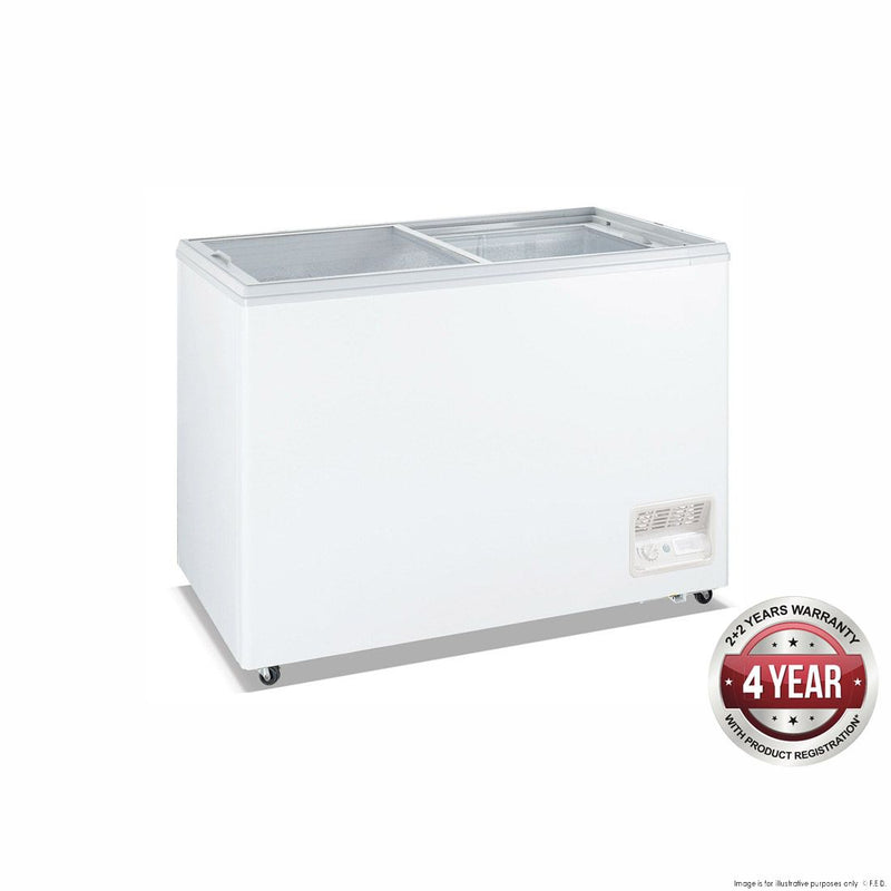 Heavy Duty Chest Freezer With Glass Sliding Lids - Thermaster WD-620F