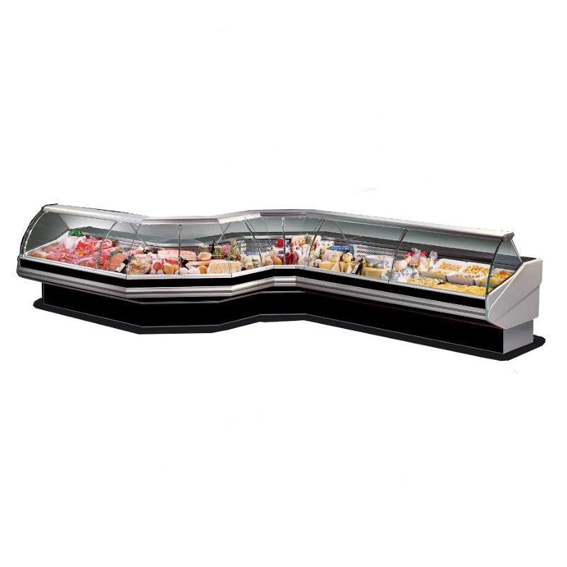 ItaliaCool Curved Front Glass Deli Display PAN1500