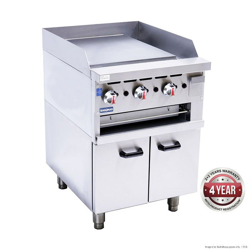 Gas Griddle And Gas Toaster With Cabinet - GasMax GGS-24LPG