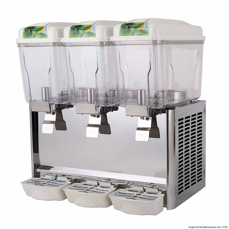 Triple Bowl Juice Dispenser - F.E.D KF12L-3