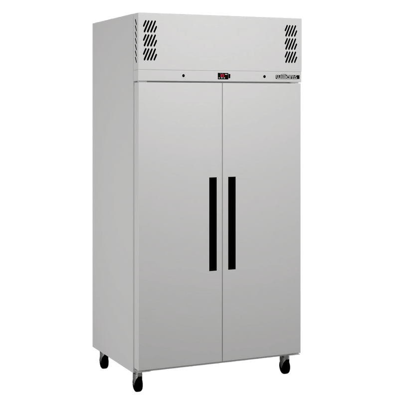 Pearl - Slim Two Door White Colorbond Upright Storage Freezer- Williams LPR2SW-WR