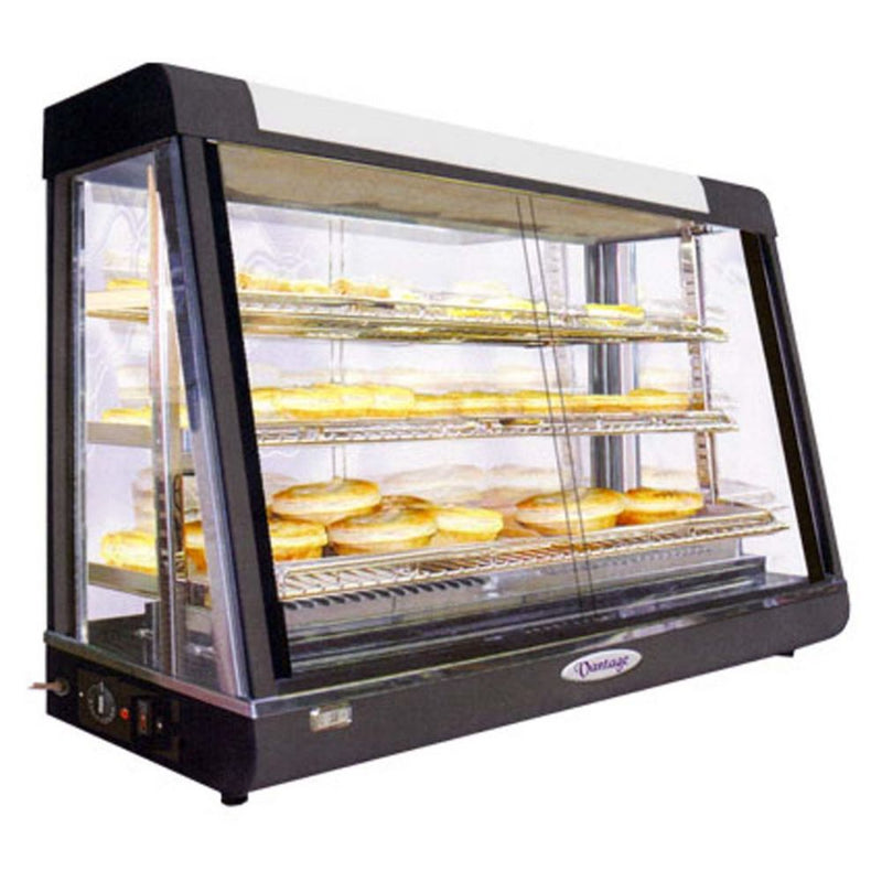 All Stainless Steel Pie Warmer And Hot Food Display 100 Pies - Benchstar PW-RT/1200/1E