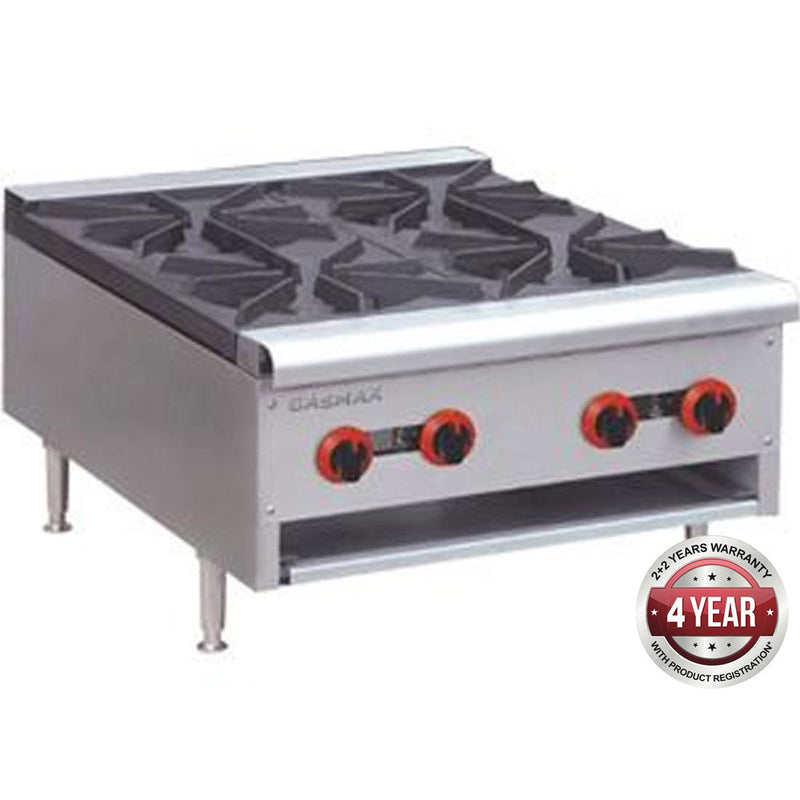 Gas Cook Top 4 Burner With Flame Failure - GasMax RB-4E