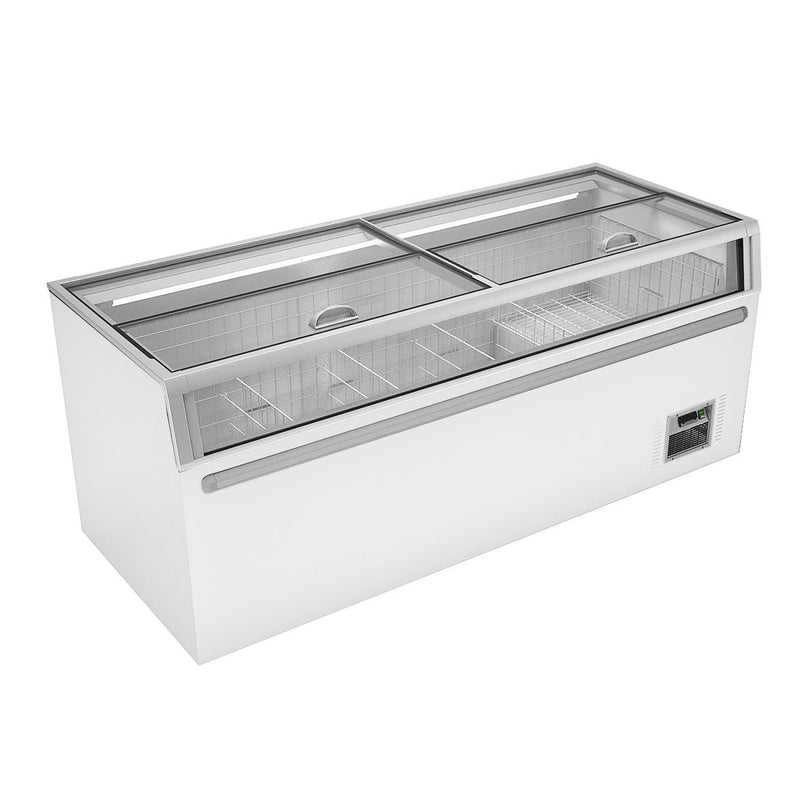 575L Supermarket Island Freezer With Glass Sliding Lids - Thermaster ZCD-L145G
