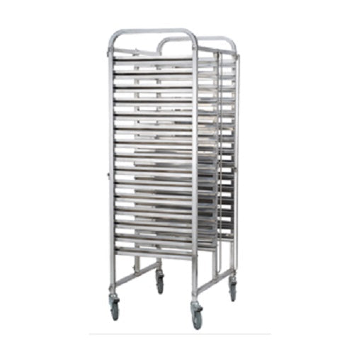 Stainless Steel 2 X 15 Tier Gn Trolley- ICE ICE-TRS2015