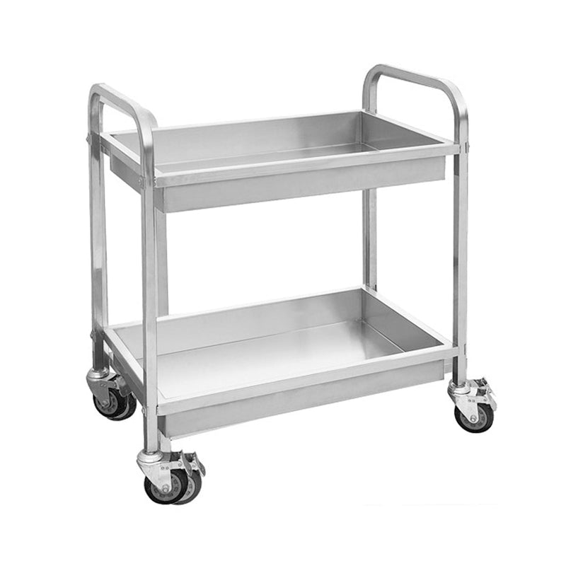 Stainless Steel Trolley With 2 Shelves - Modular Systems YC-102D