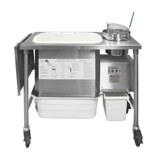 Ayrking Manual Breading Workstation with Shelf - 1512 x 533 x 914mm - BBS-U-4221